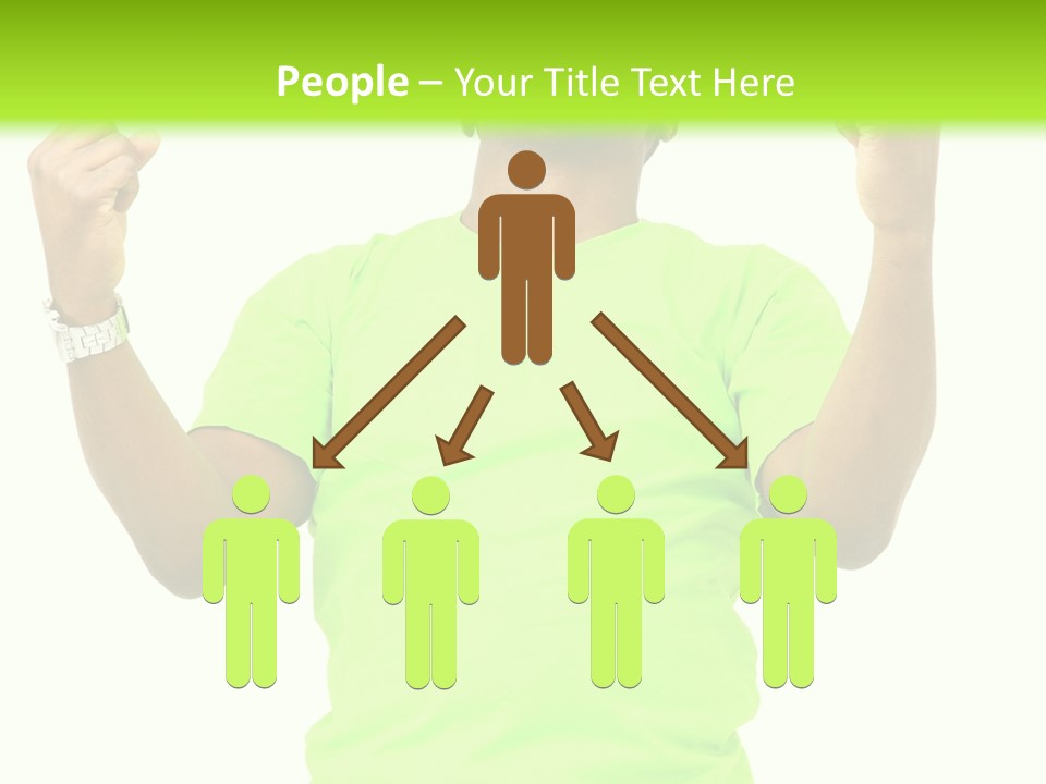 Success Achieved Men PowerPoint Template