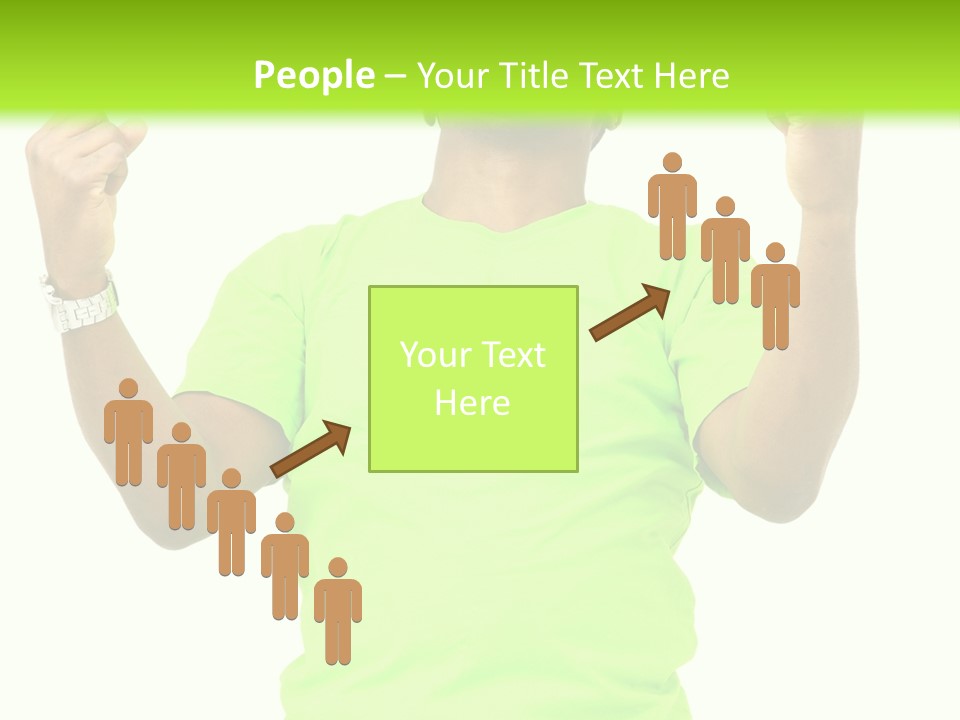 Success Achieved Men PowerPoint Template