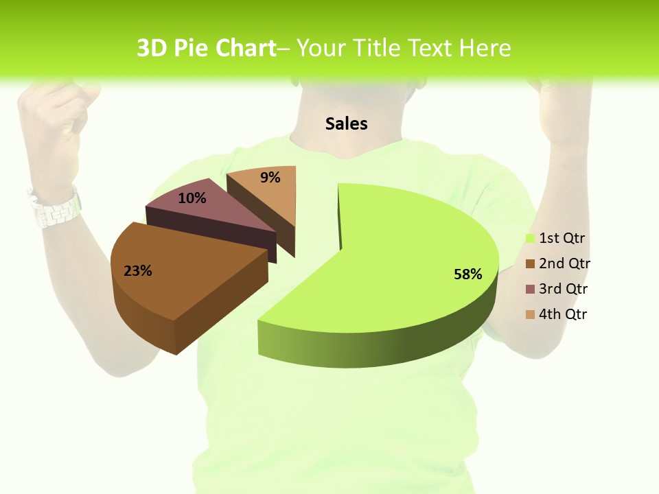 Success Achieved Men PowerPoint Template