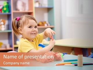 School Nursery Youth PowerPoint Template