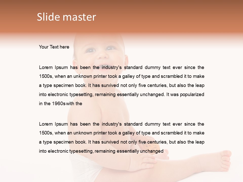 Pleasure Kid Adorable PowerPoint Template