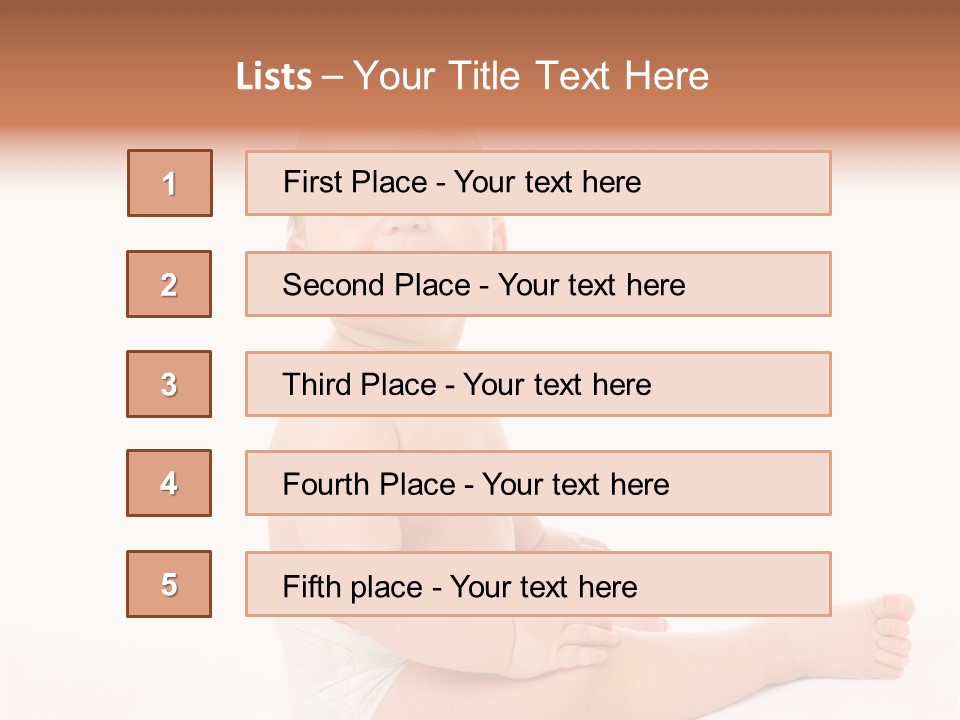 Pleasure Kid Adorable PowerPoint Template