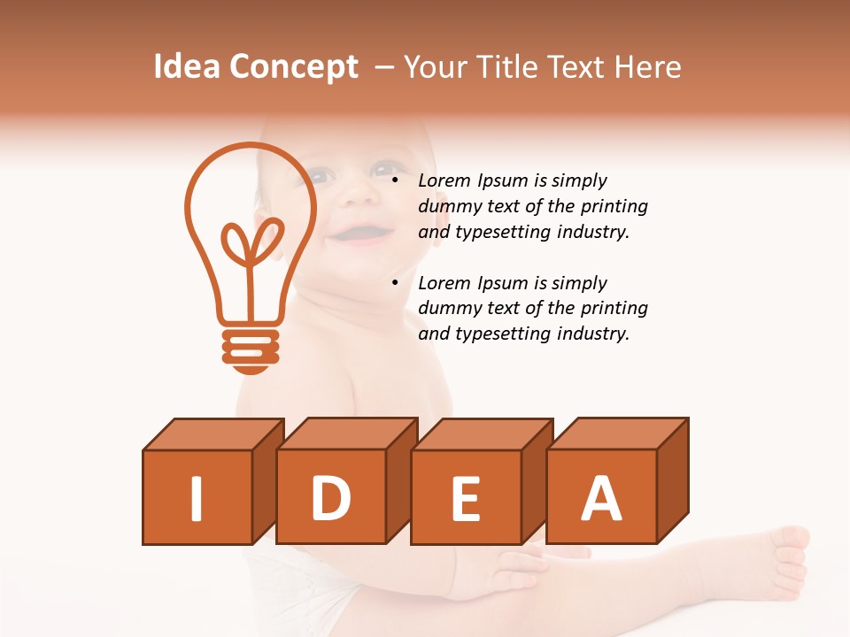 Pleasure Kid Adorable PowerPoint Template