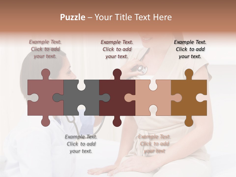 People Checkup Clinic PowerPoint Template