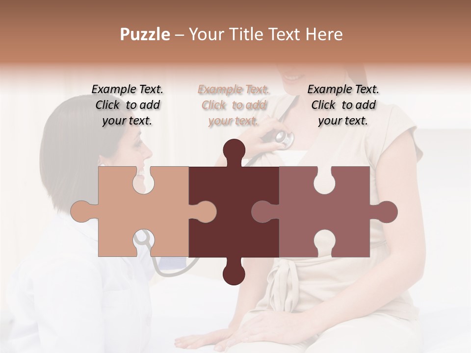 People Checkup Clinic PowerPoint Template