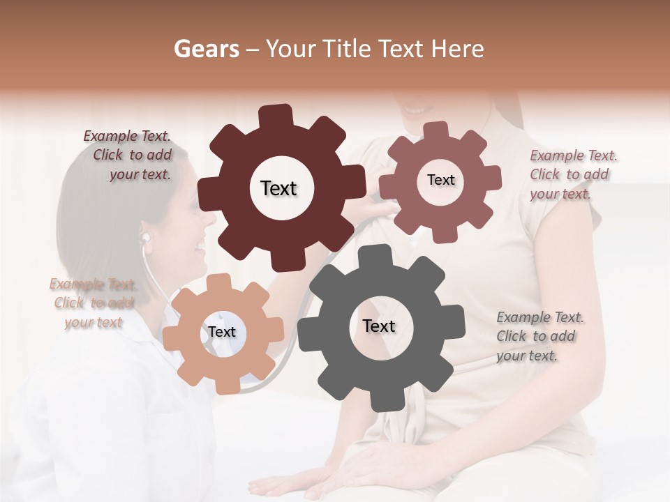 People Checkup Clinic PowerPoint Template