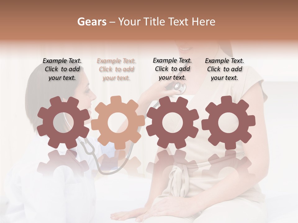 People Checkup Clinic PowerPoint Template