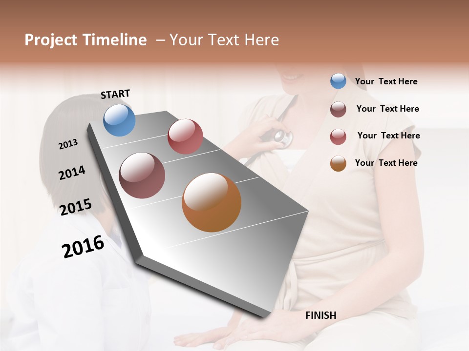 People Checkup Clinic PowerPoint Template
