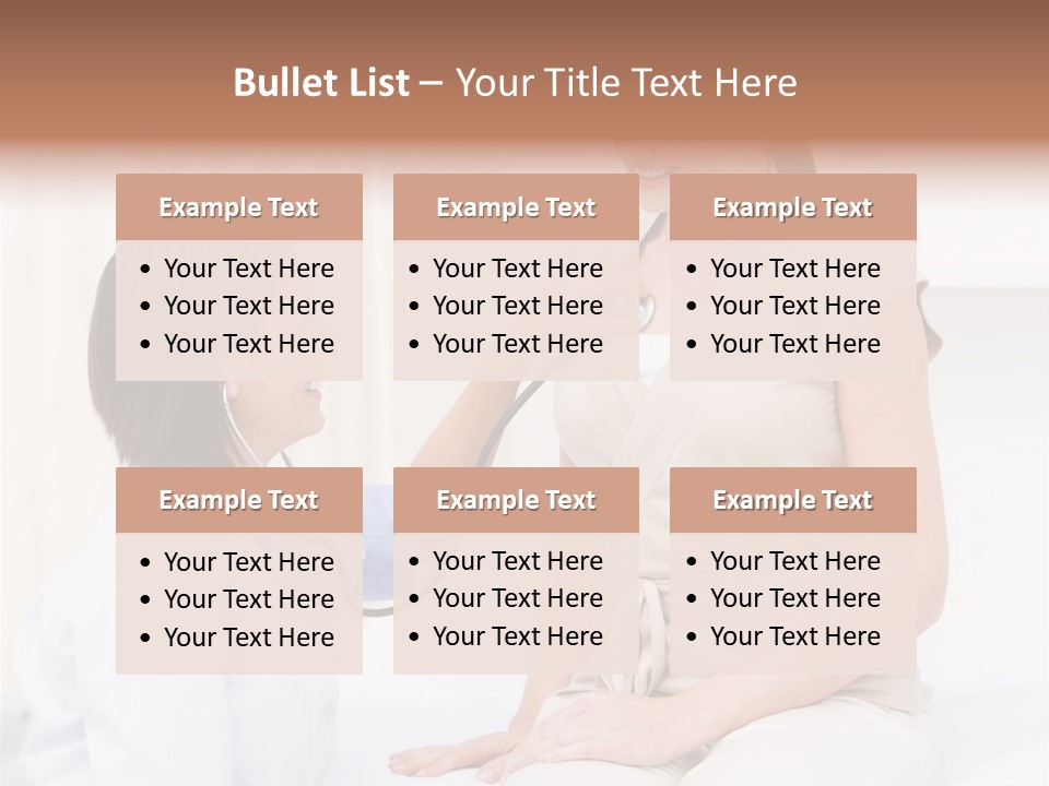 People Checkup Clinic PowerPoint Template