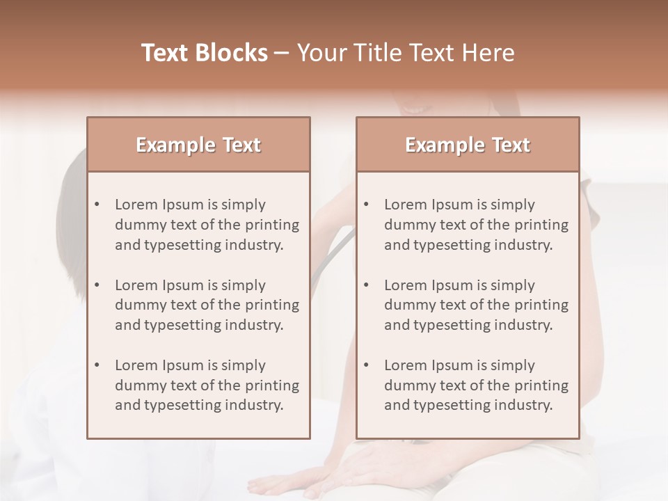 People Checkup Clinic PowerPoint Template