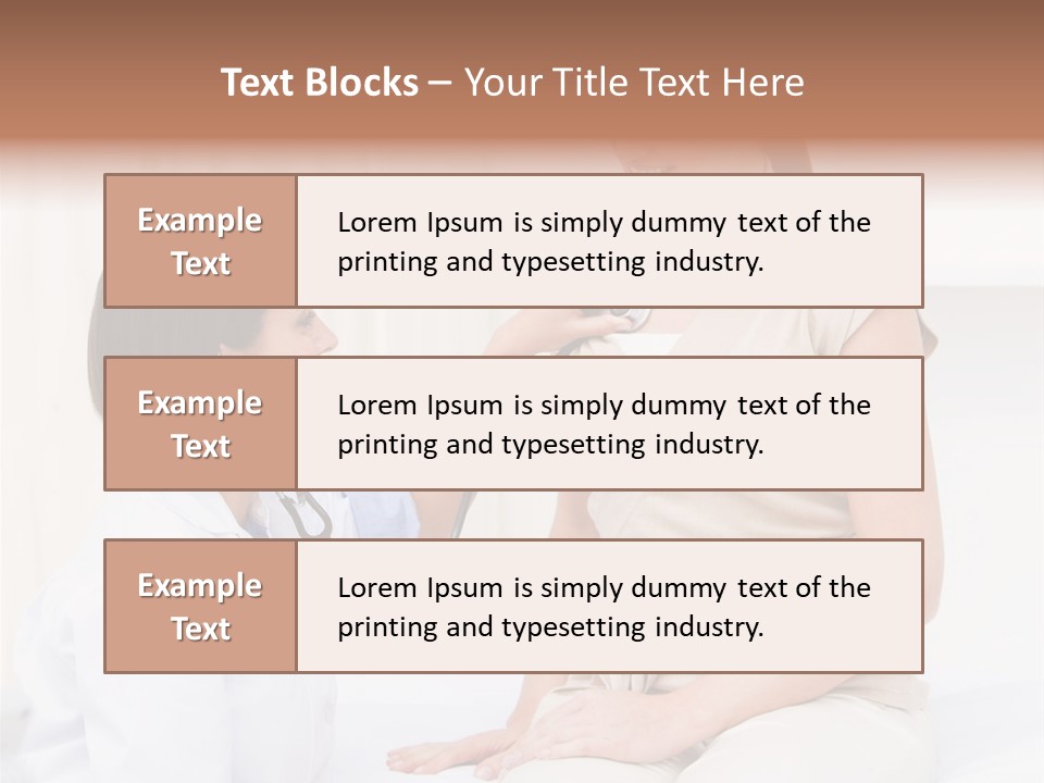 People Checkup Clinic PowerPoint Template