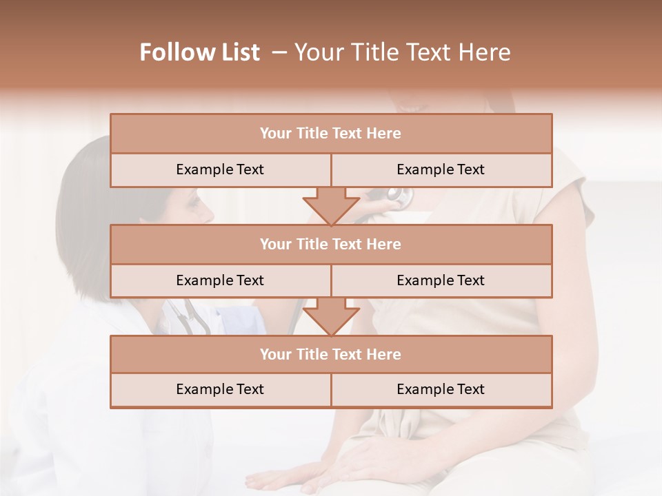 People Checkup Clinic PowerPoint Template