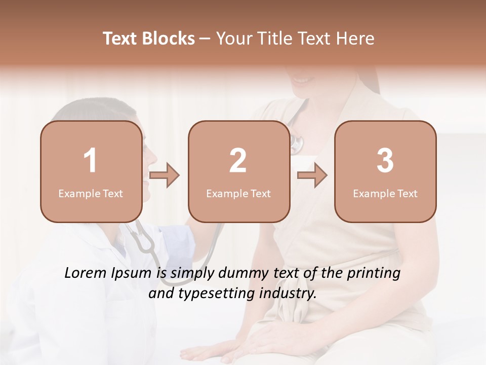 People Checkup Clinic PowerPoint Template