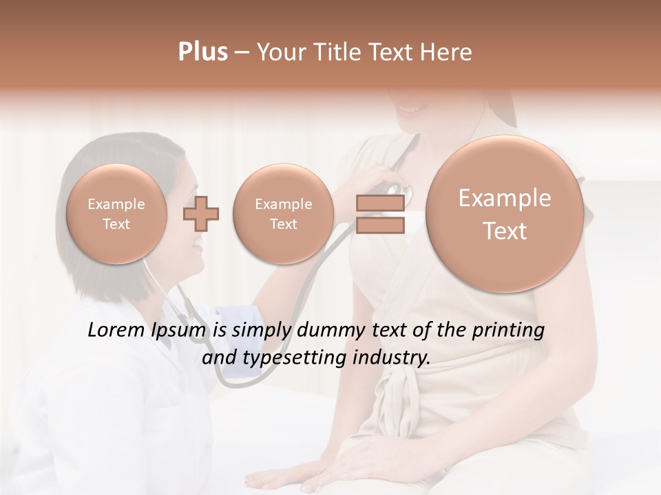 People Checkup Clinic PowerPoint Template
