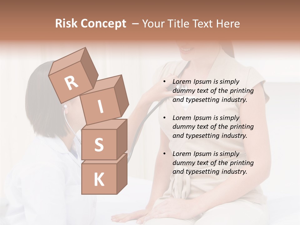 People Checkup Clinic PowerPoint Template