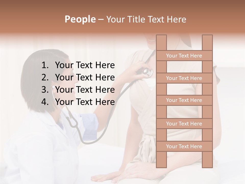 People Checkup Clinic PowerPoint Template