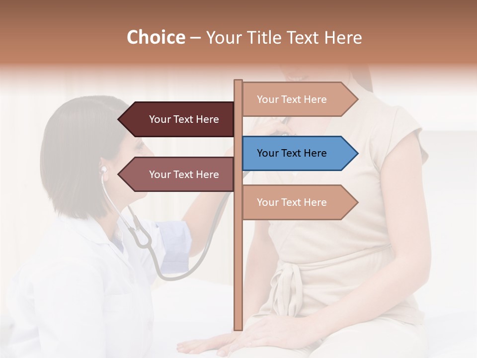 People Checkup Clinic PowerPoint Template