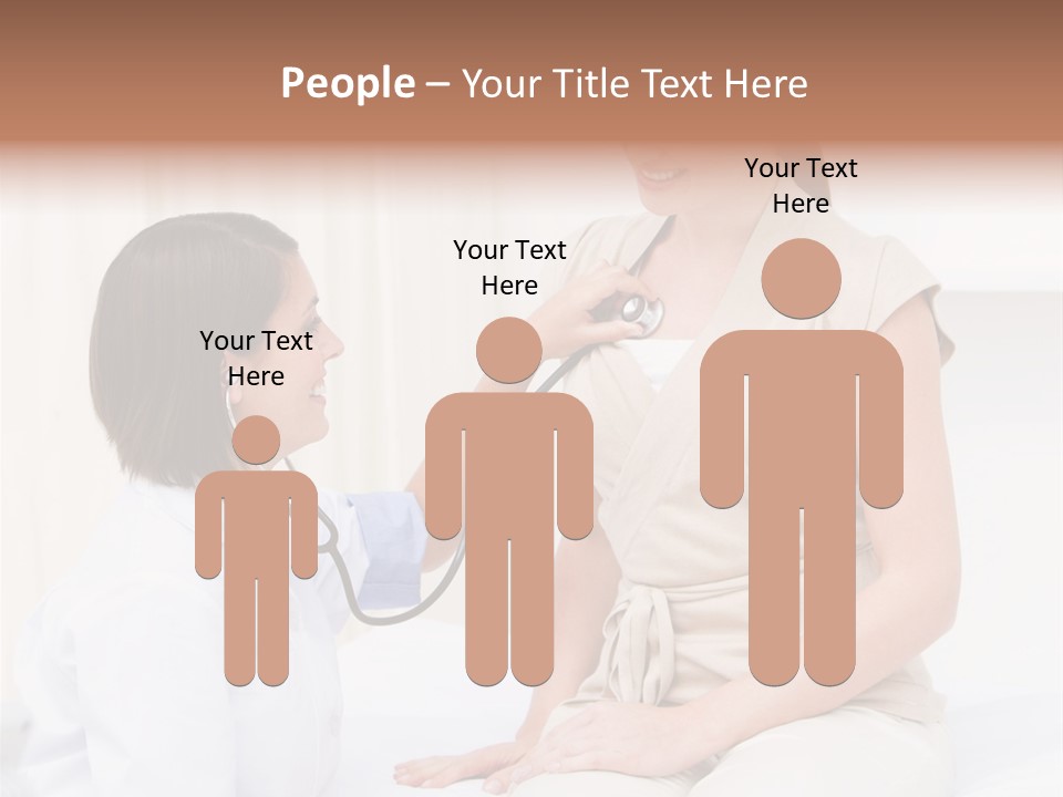 People Checkup Clinic PowerPoint Template