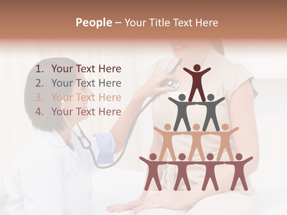 People Checkup Clinic PowerPoint Template