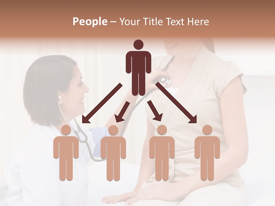 People Checkup Clinic PowerPoint Template