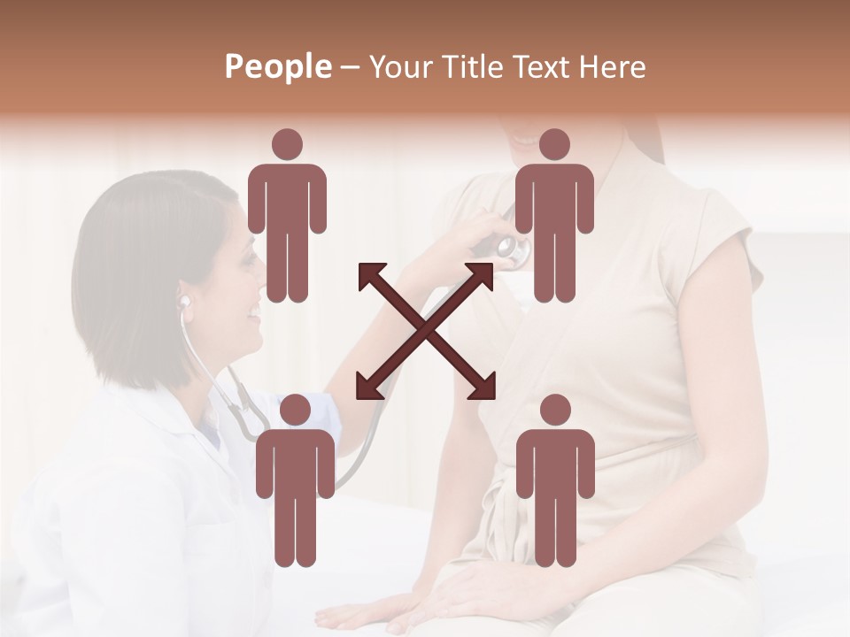 People Checkup Clinic PowerPoint Template