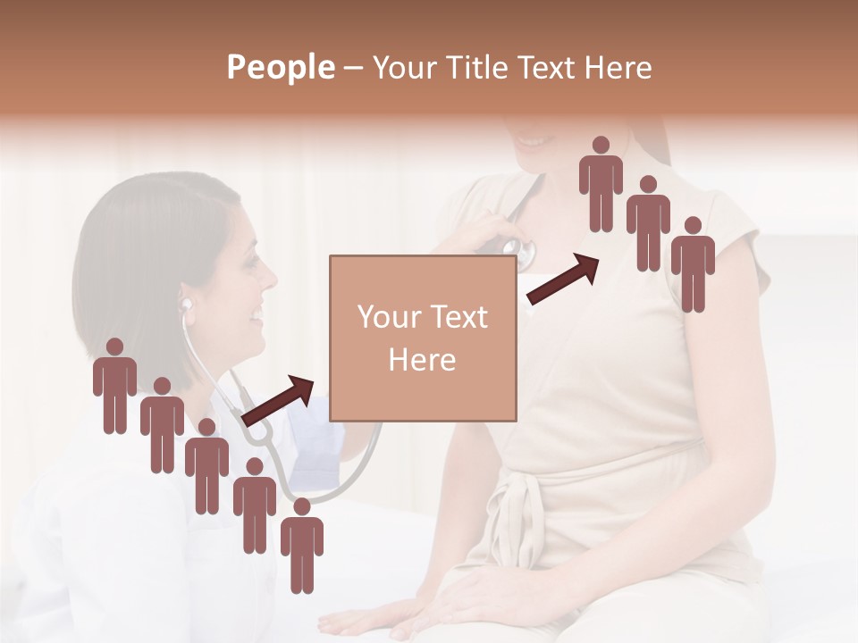 People Checkup Clinic PowerPoint Template
