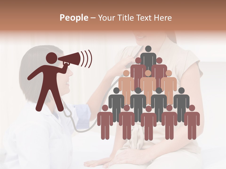 People Checkup Clinic PowerPoint Template