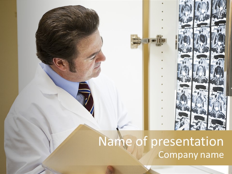 Diagnosis Light White PowerPoint Template