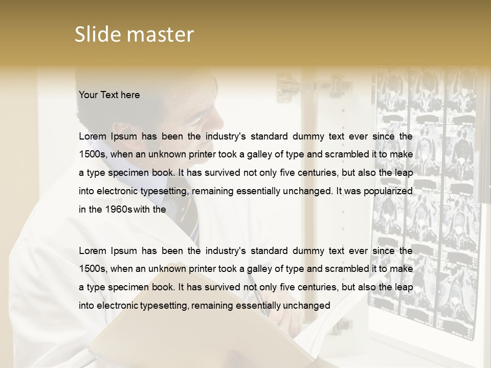 Diagnosis Light White PowerPoint Template