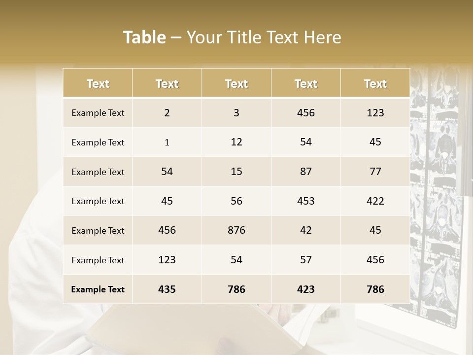 Diagnosis Light White PowerPoint Template