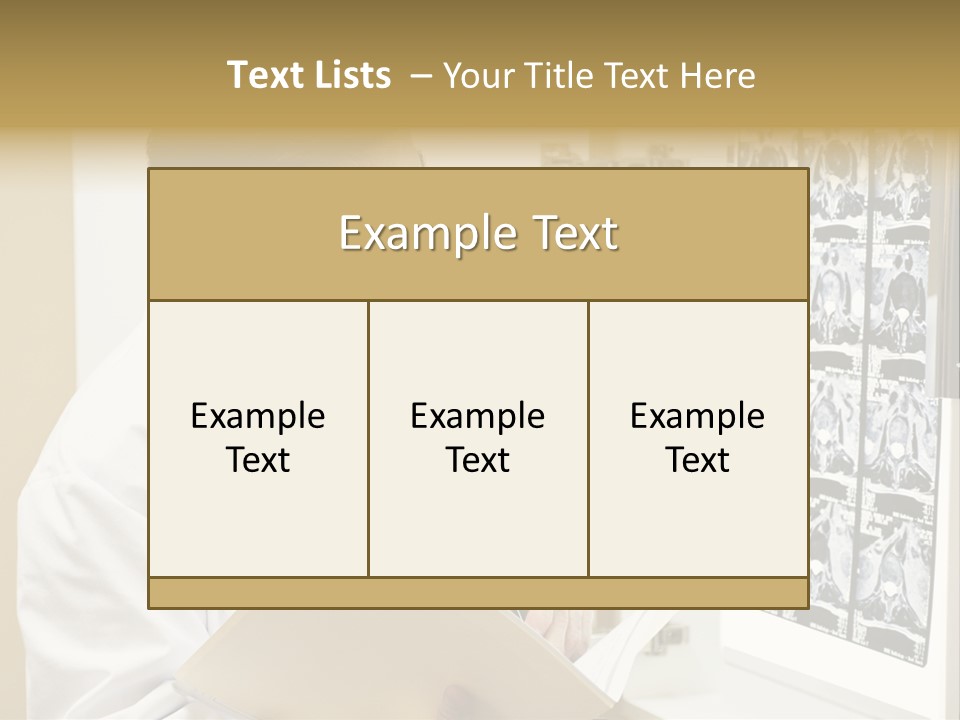 Diagnosis Light White PowerPoint Template
