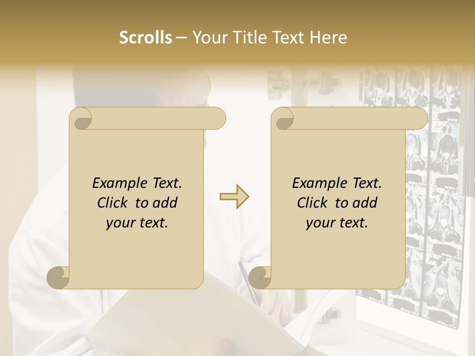 Diagnosis Light White PowerPoint Template