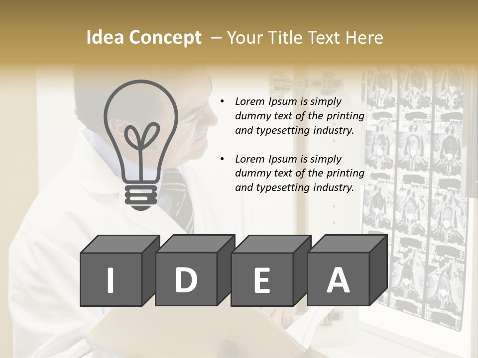 Diagnosis Light White PowerPoint Template