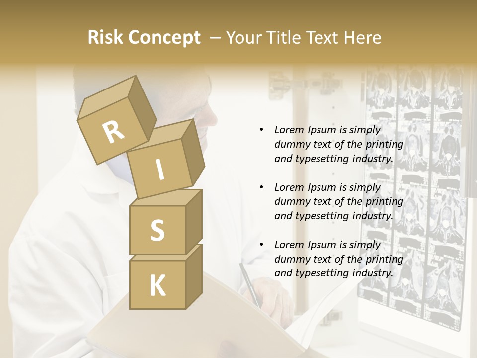 Diagnosis Light White PowerPoint Template