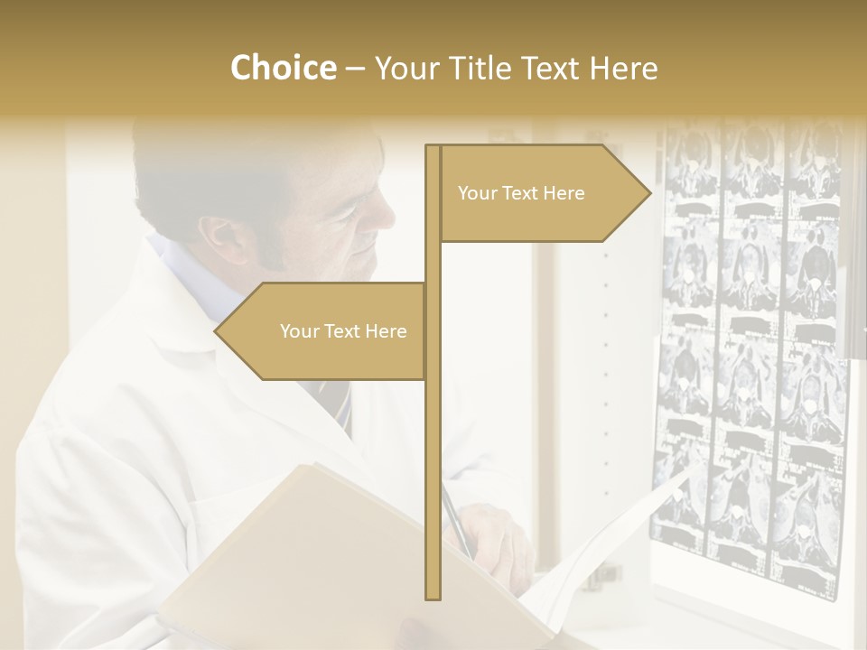 Diagnosis Light White PowerPoint Template
