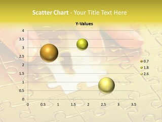 Difficulty Patience Gold PowerPoint Template