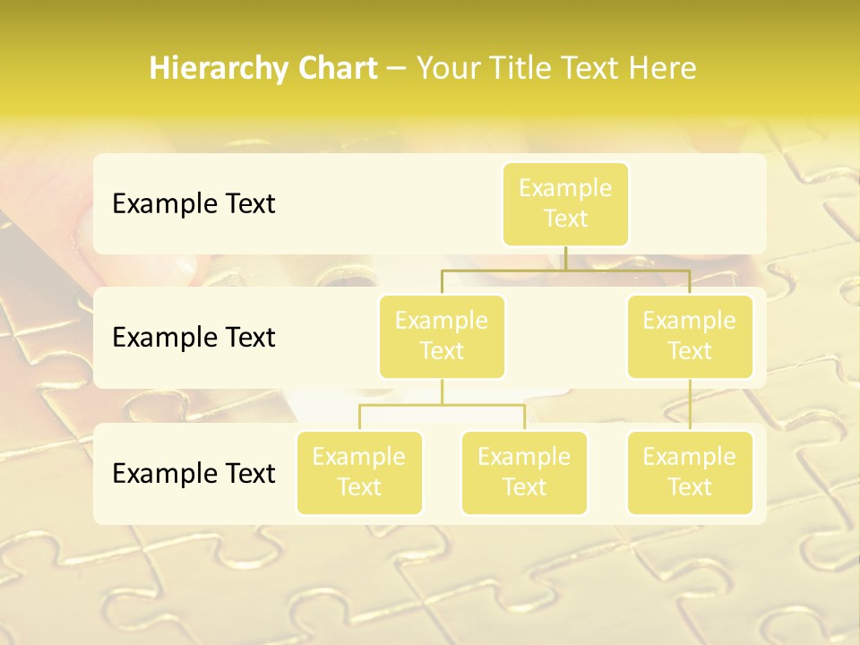 Difficulty Patience Gold PowerPoint Template