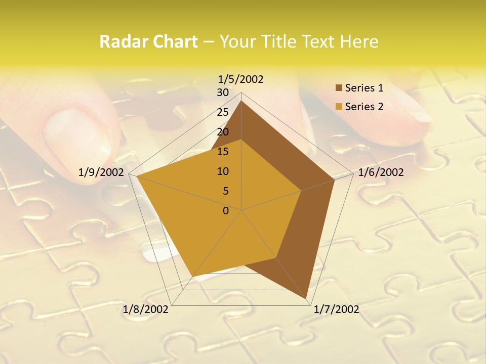 Difficulty Patience Gold PowerPoint Template