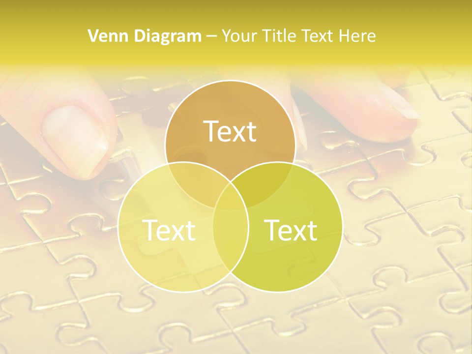 Difficulty Patience Gold PowerPoint Template