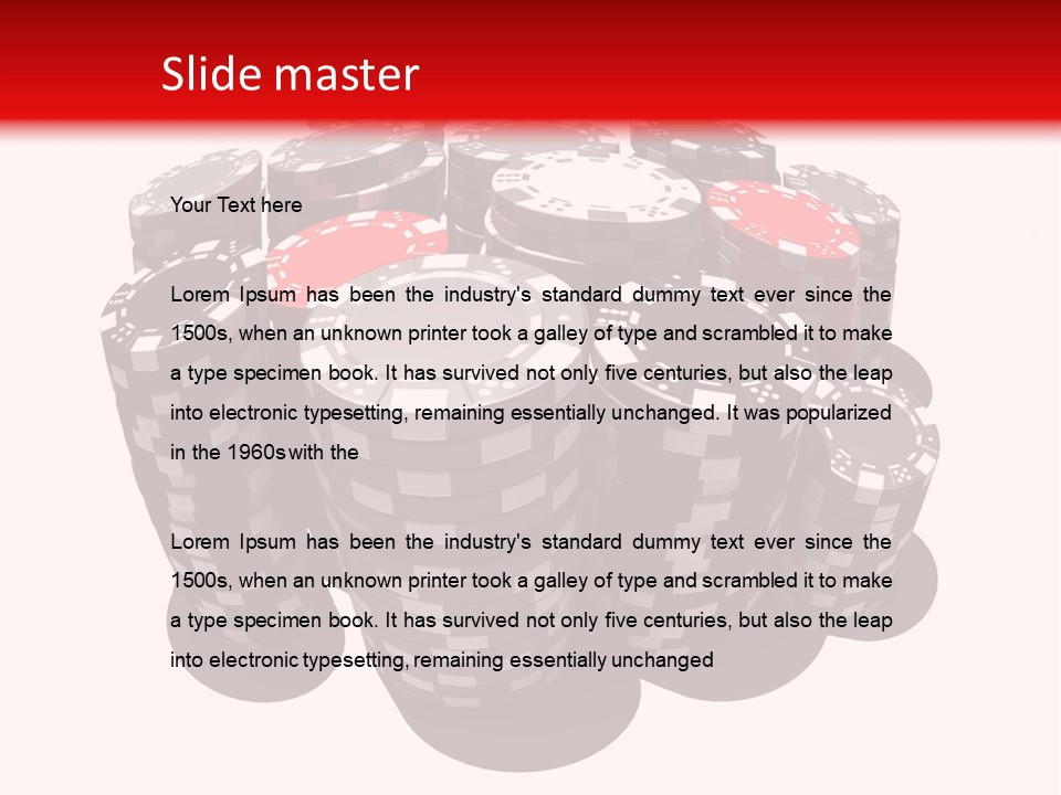 Las Illustration Luck PowerPoint Template