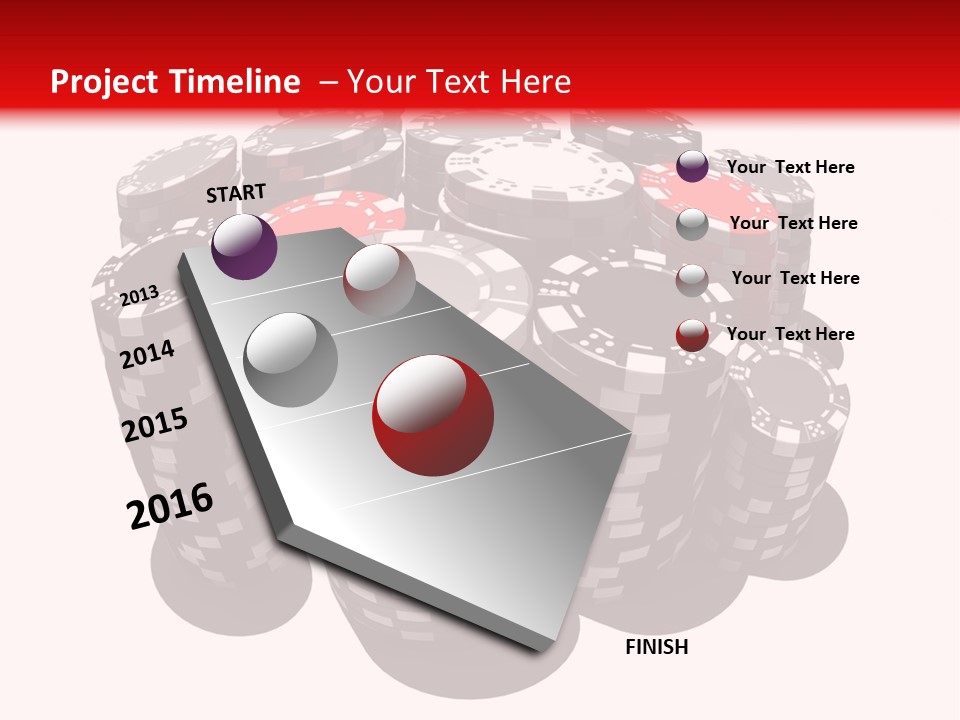 Las Illustration Luck PowerPoint Template