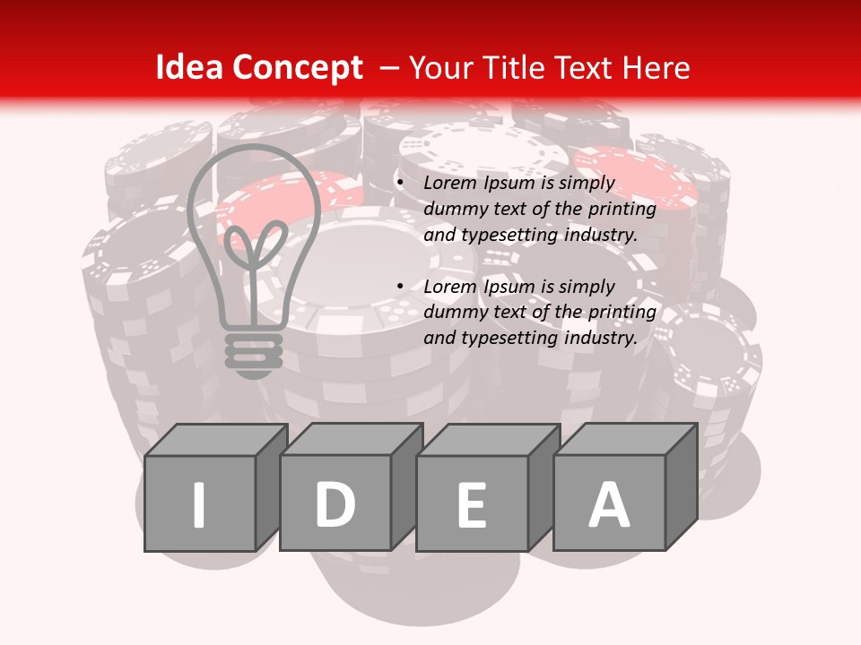 Las Illustration Luck PowerPoint Template