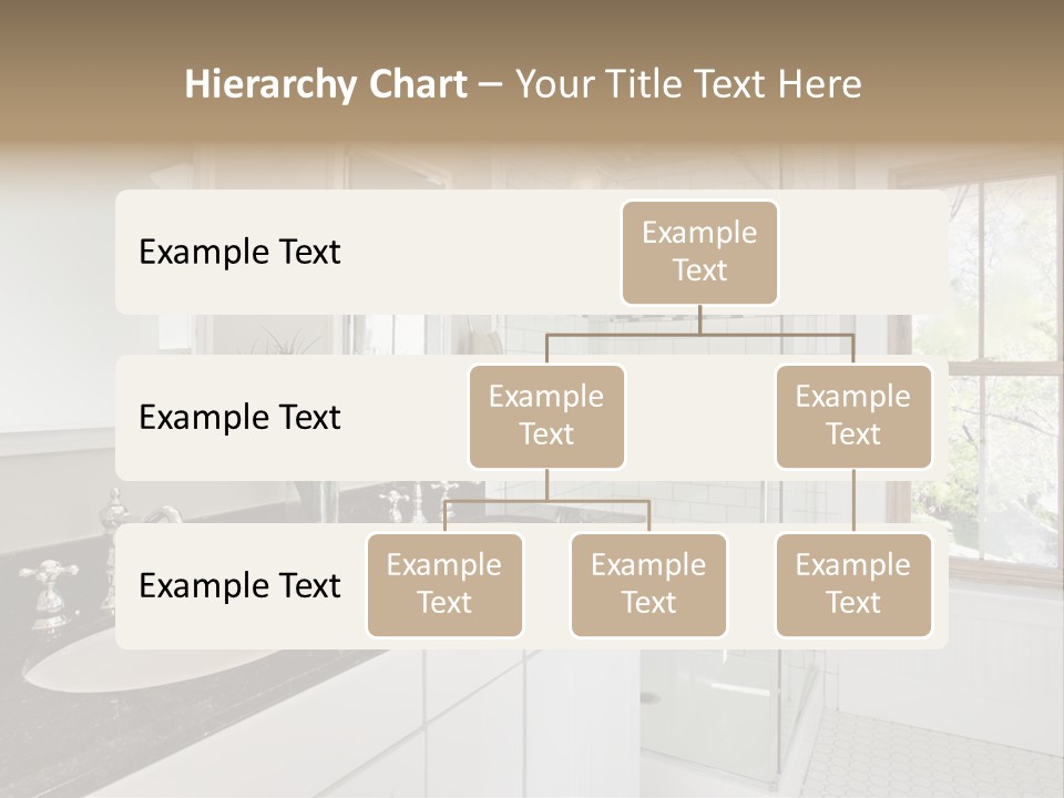 Bathroom Sink Horizontal PowerPoint Template