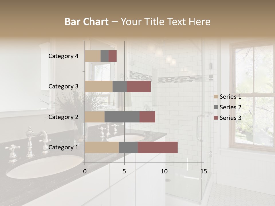 Bathroom Sink Horizontal PowerPoint Template