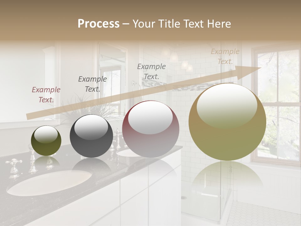 Bathroom Sink Horizontal PowerPoint Template