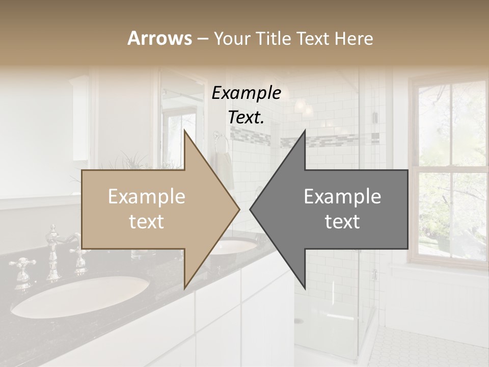 Bathroom Sink Horizontal PowerPoint Template