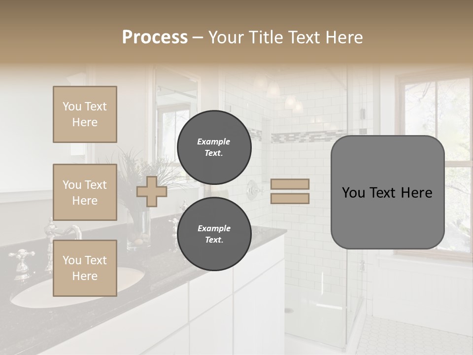 Bathroom Sink Horizontal PowerPoint Template