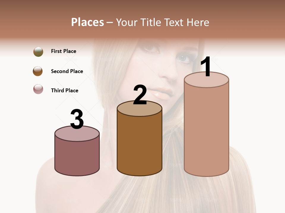 Beautiful Blond Studio PowerPoint Template