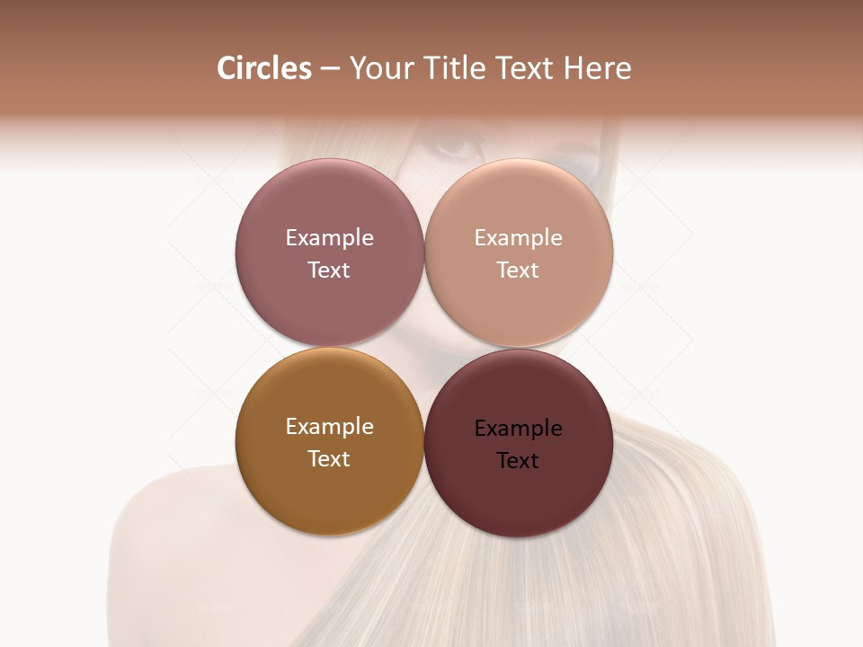 Beautiful Blond Studio PowerPoint Template