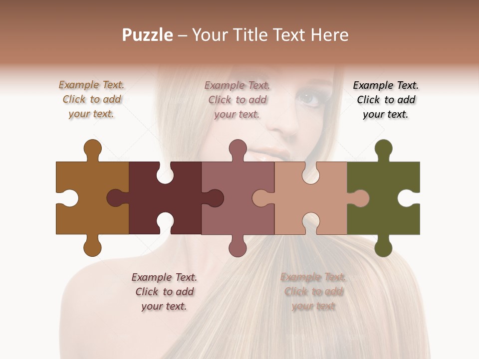 Beautiful Blond Studio PowerPoint Template